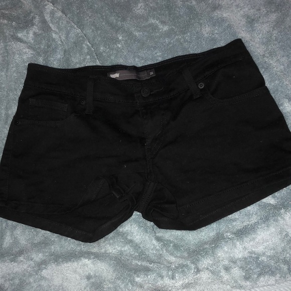 Levi's Pants - Black Levi Denim Shorts
